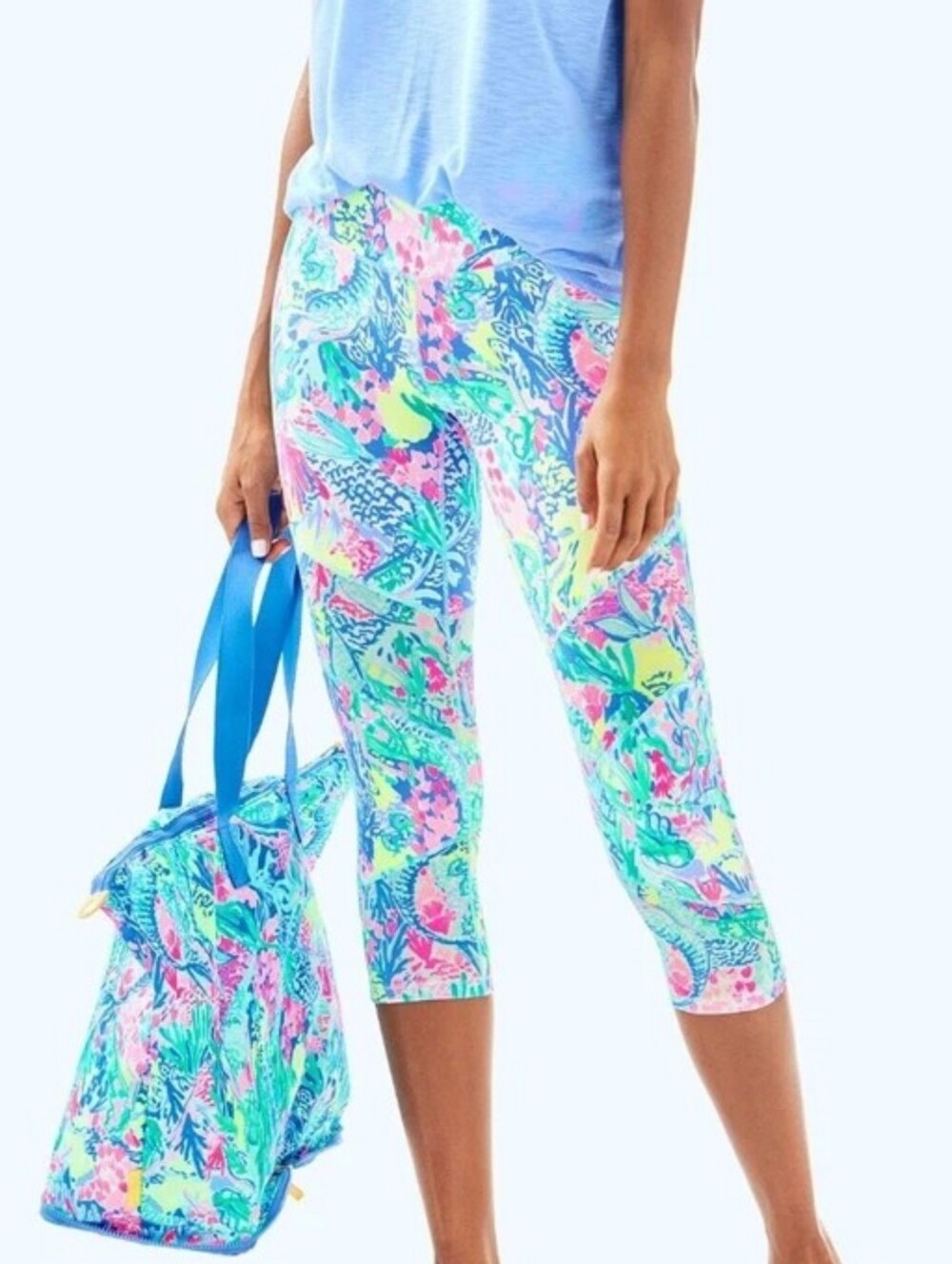 Lilly Pulitzer Luxletic Leggings The Weekender Crop Theah